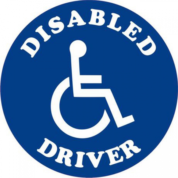 Vehicle Disabled Driver Wheelchair Decal