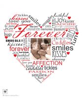 Forever Photo Typography Print