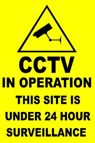 Custom CCTV Sign 