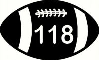 Wheelie Bin Rugby Ball Sticker