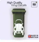 Wheelie Bin VW Beetle