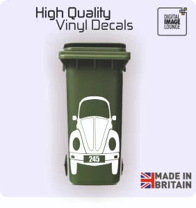 Wheelie Bin VW Beetle